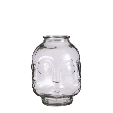 Vaas elmo d16h20cm transparant