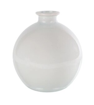 Vaas glas 16x16x18cm off-white