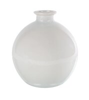 Vaas glas 16x16x18cm off-white