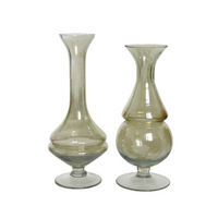 Vaas glas d21b8h21cm grn/trnspr a2 - afbeelding 2