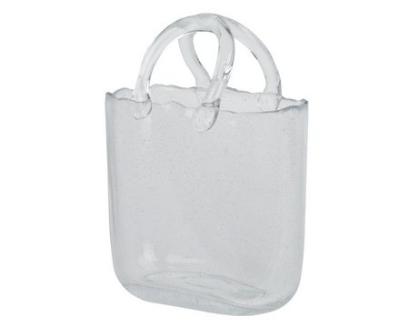Vaas glas l19b11.5h25.5cm trnsprnt