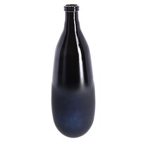 Vaas glas montana zwart l25b25h75cm