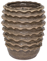 Vaas golf boheme d42h50cm zand