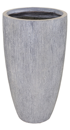 Vaas hoog nora d56h100 grijs