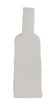 Vaas janis aardew 14x9x39cm wit