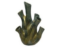 Vaas keramiek l15b14h23.5cm groen - afbeelding 2