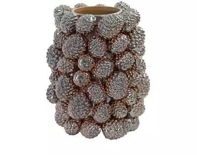 Vaas keramiek l26b25h31.5cm brons