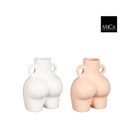 Vaas l15.5b10.5h20cm perzik a2