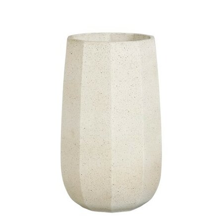 Vaas lennart d16h28cm creme