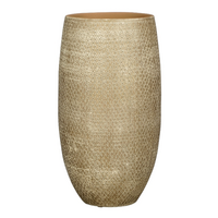 Vaas madeira d39h70cm creme