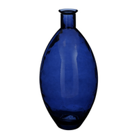 Vaas qin d29h59cm blauw