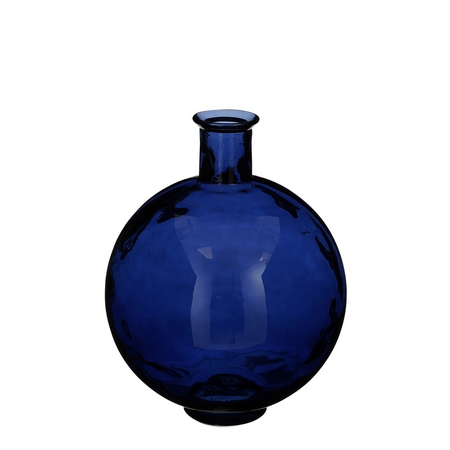 Vaas qin d34h44cm blauw