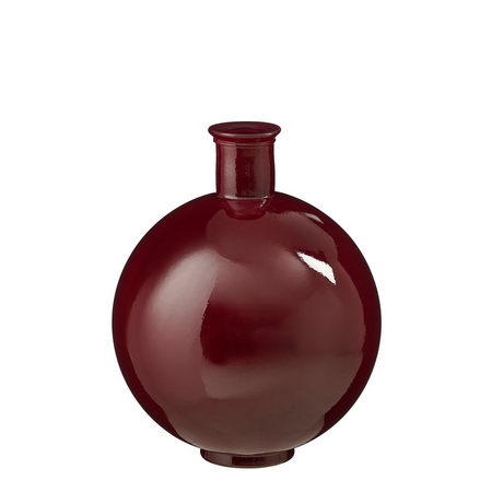 Vaas qin d34h44cm bordeaux