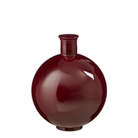 Vaas qin d34h44cm bordeaux