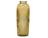 Vaas recycled glas d30h70cm amber