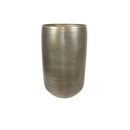 Vaas rowen d55h89cm goud