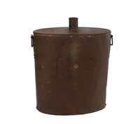 Vaas veldfles metaal l27b13h34cm