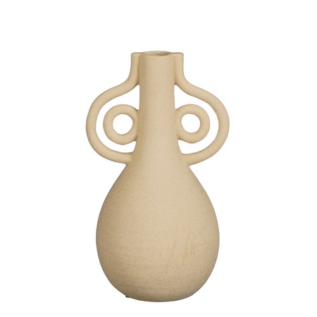 Vaas ymke l15.5b13h26cm beige