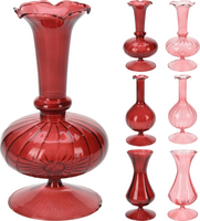 VAASJE GLAS 16CM 6ASS DESIGN