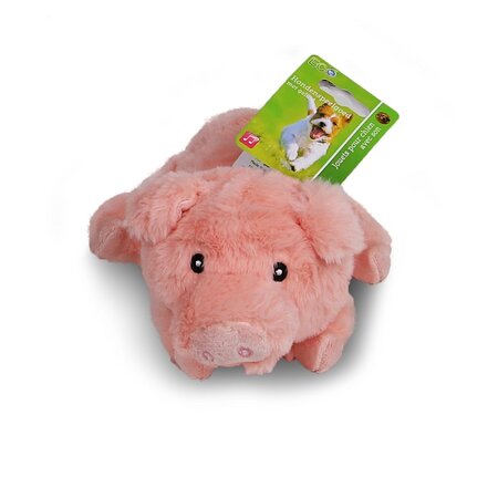 Varken pluche eco met piep h22cm