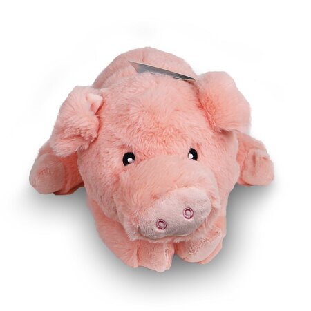 Varken pluche eco met piep h35cm