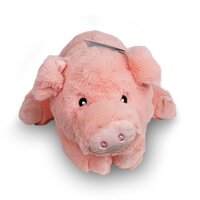 Varken pluche eco met piep h35cm