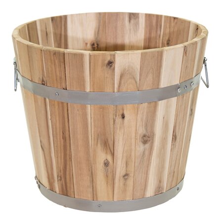 Vat acacia handvat fsc rond d33h28