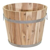 Vat acacia handvat fsc rond d33h28