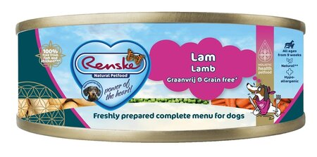 Vers hond lam gaanvrij 95g