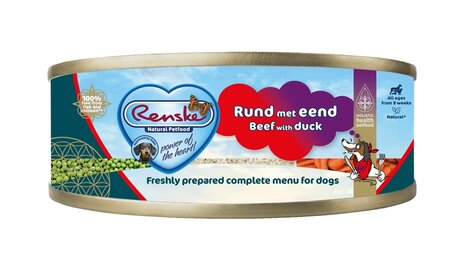 Vers hond rund/eend 95g