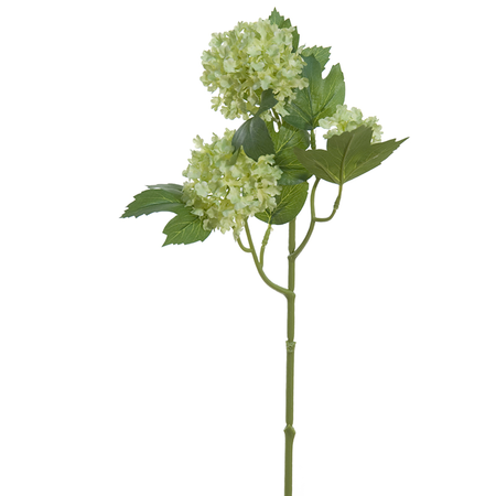 Viburnumsteel l45cm lichtgroen (Zijde-bloem)