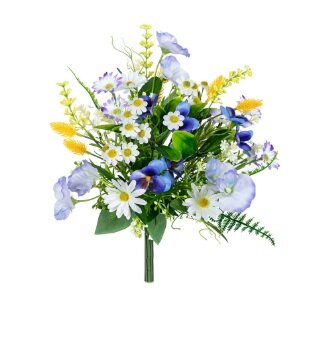 Viooltje/lathyrus bundel h35cm blw