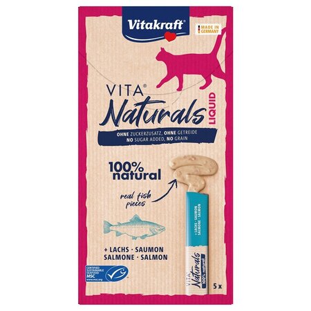 Vita naturals liquid snack zalm 5st