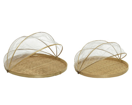 Vliegenkap bamboe d60cm naturel