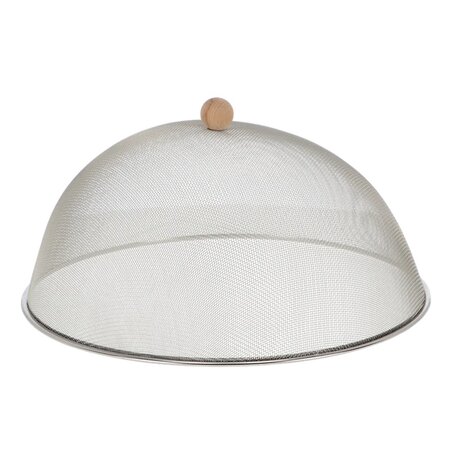 Vliegenkap rvs staal l43b43h22cm