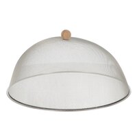 Vliegenkap rvs staal l43b43h22cm