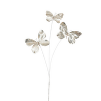 Vlindertak l73b25h5cm champagne