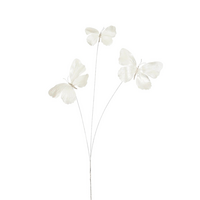 Vlindertak l73b25h5cm wit