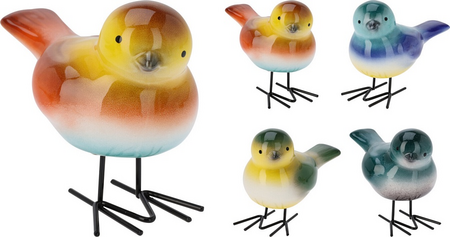 VOGEL PORSELEIN 11CM 8ASS