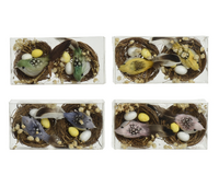 Vogelnest rotan l9b5h4cm a4 2st