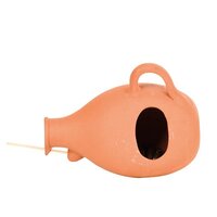 Vogelpot kruik mezen en mussen