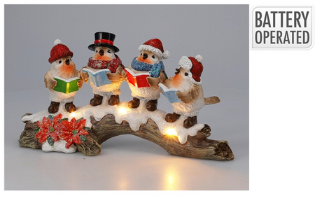 VOGELS OP TAK M LED 28X11X14CM