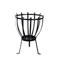 Vuurkorf halve ellips l39b39h56cm