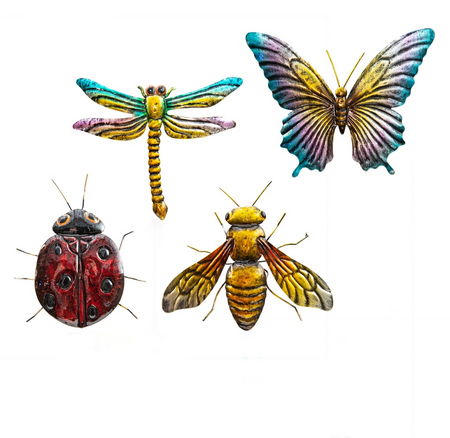 Wanddeco mtl insect 15cm a4