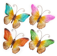 Wanddeco mtl vlinder 30x21cm a4