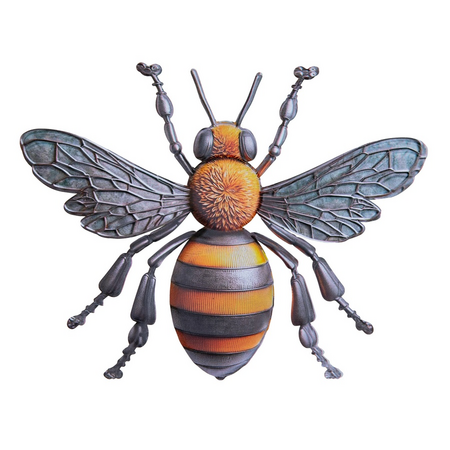 Wanddecoratie bij metaal 30x23.7cm