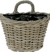 Wandhanger l38b24h25cm antiek grijs