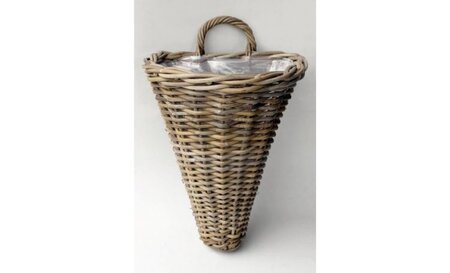 Wandhanger rotan l35b30h42cm