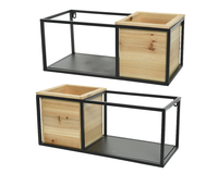 Wandkast ijzer l20 b50h 20cm assorti per stuk