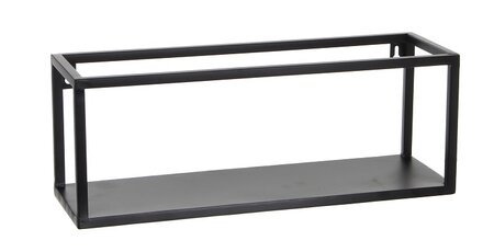Wandrek l40b12.5h15cm zwart